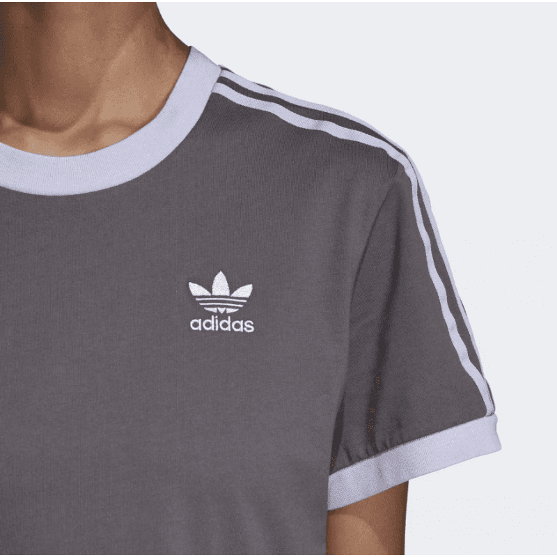 adidas Womens' Originals Tee - Grey- تيشيرت اديداس اورجينال للنساء لون رمادي