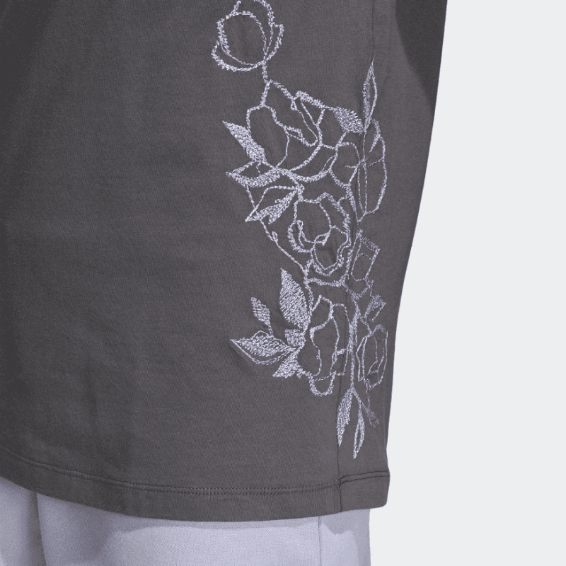 adidas Womens' Originals Tee - Grey- تيشيرت اديداس اورجينال للنساء لون رمادي