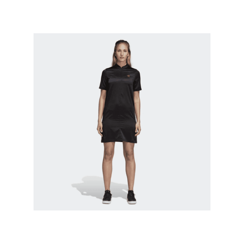 adidas Women's Originals Leoflage Tee Dress- فستان اديداس اورجينال ليوفاج للنساء لون اسود