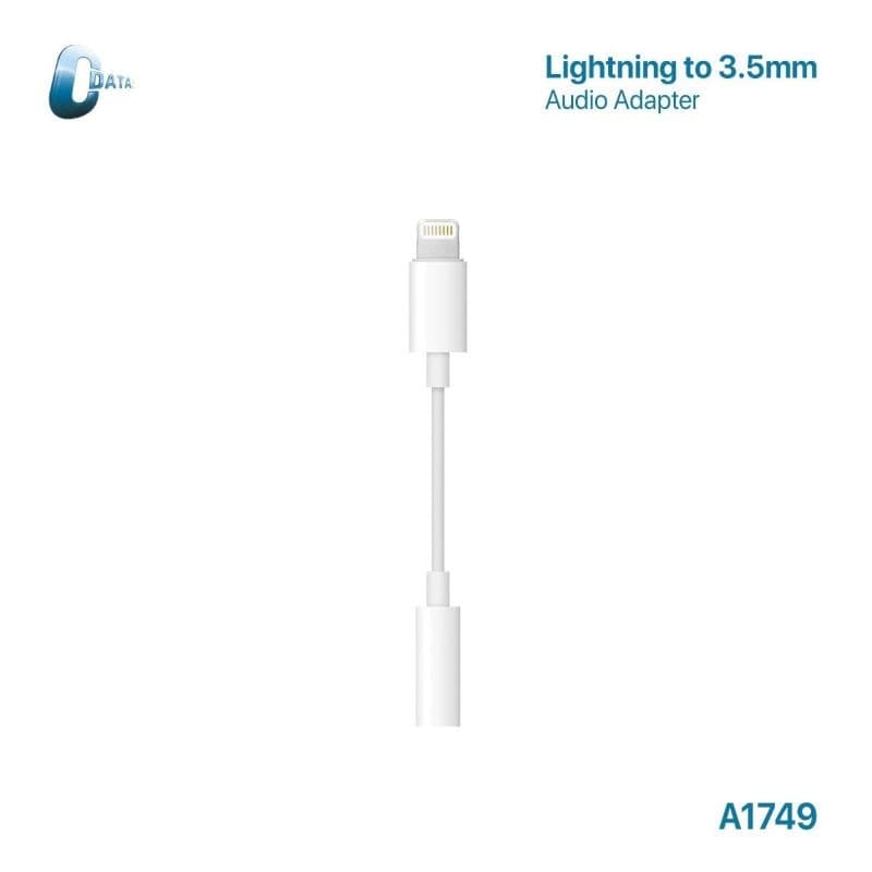 تحويلة صوت C-Data من Lightning إلى 3.5 ملم 
