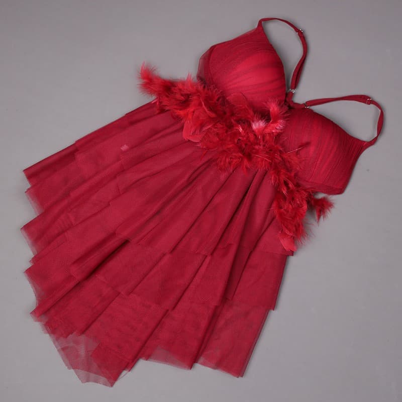 طقم لانجري لون خمري One Size
