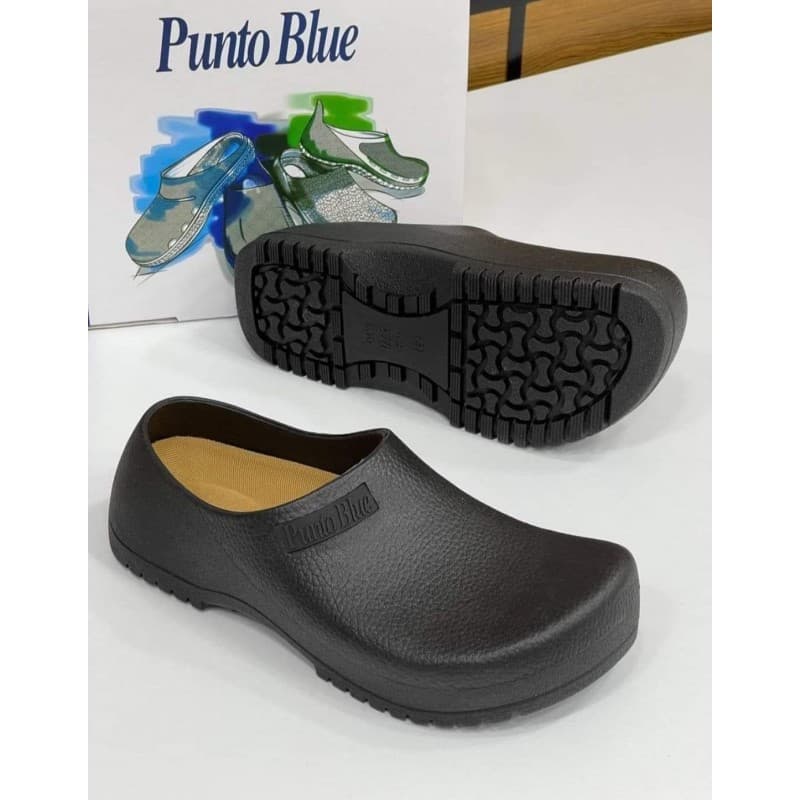 حذاء وبابوج بونتو بلو Punto Blue الطبي للرجال لون أسود