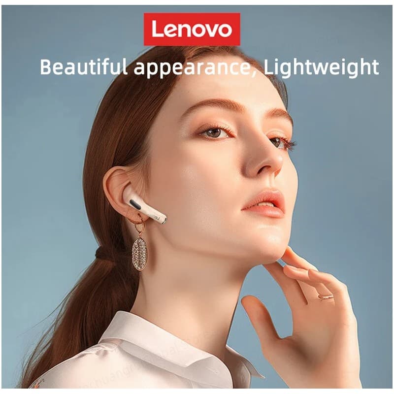 ايربود lenovo Thinkplus لينوفو لون اسود بلص LP40 II plus