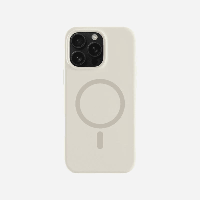 iPhone 14 Pro Silicone Case with MagSafe - White