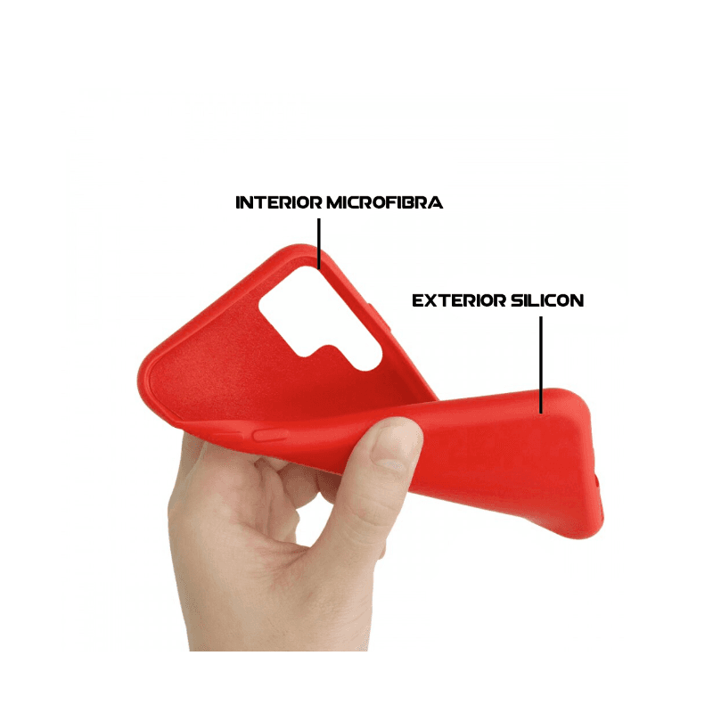 Samsung S22 Ultra Silicon Case - Red
