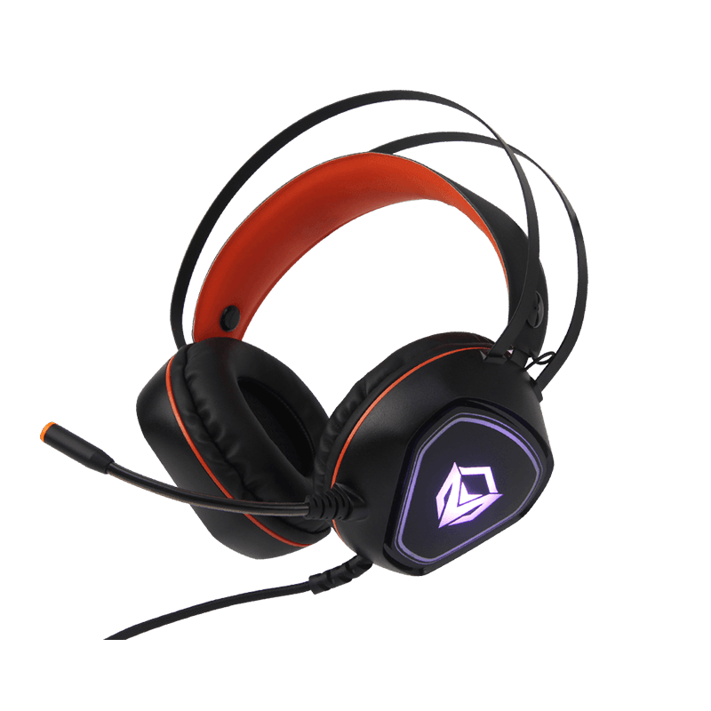 سماعة رأس سلكية من ميشن لون اسود-Meetion Backlit Gaming Headset with Mic - MT-HP020