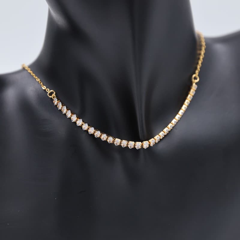 طقم إكسسوارات قطعتين للأطفال زركون أبيض