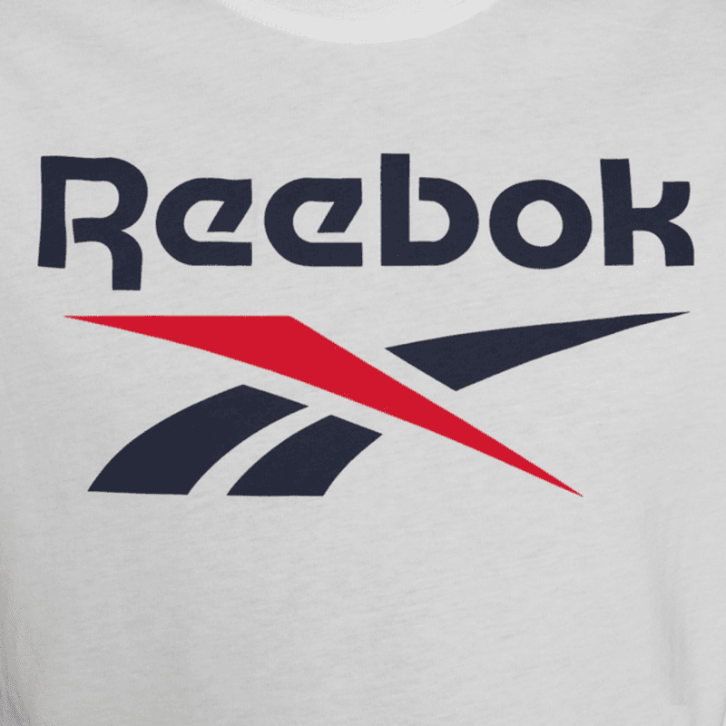 Reebok Mens' Identity Big Logo T-Shirt- تيشيرت ريبوك ادينتتي بيج لوجو للرجال لون أبيض