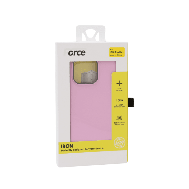 FORCE IRON IPHONE 15 PRO MAX- PINK