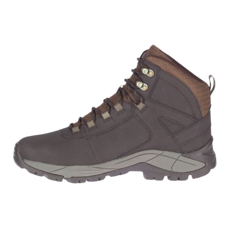 Merrell Men's Vego Mid Leather Waterproof Shoes - حذاء ميريل جلد فيجو ميد ووتر بروف للرجال لون بني 