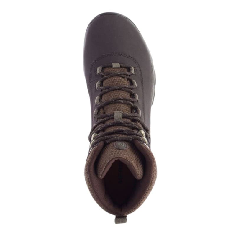 Merrell Men's Vego Mid Leather Waterproof Shoes - حذاء ميريل جلد فيجو ميد ووتر بروف للرجال لون بني 