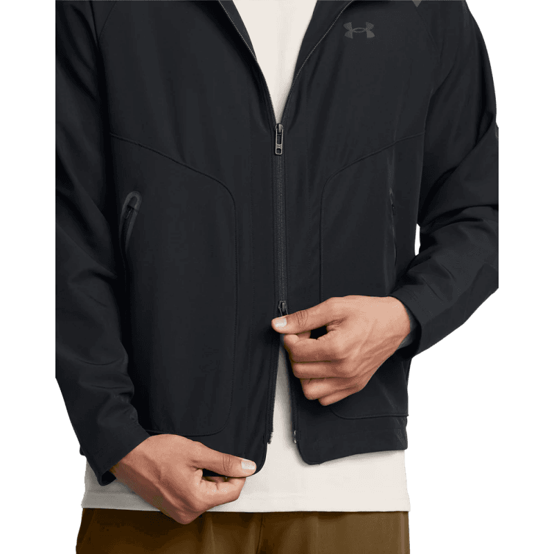 Under Armour Men's Unstoppable Jacket-جاكيت اندر ارمور أنستوببل ليفت تشيست للرجال لون اسود