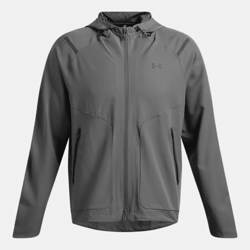 Under Armour Men's Unstoppable Jacket-جاكيت اندر ارمور أنستوببل ليفت تشيست للرجال لون رمادي