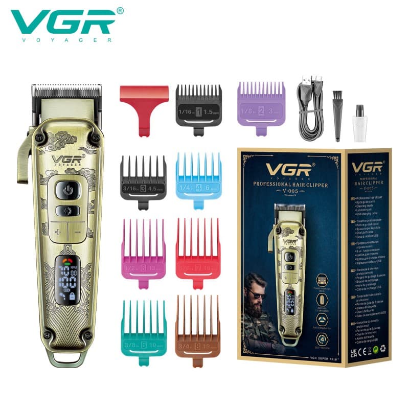 VGR Professional Rechargeable Hair Trimmer V-005