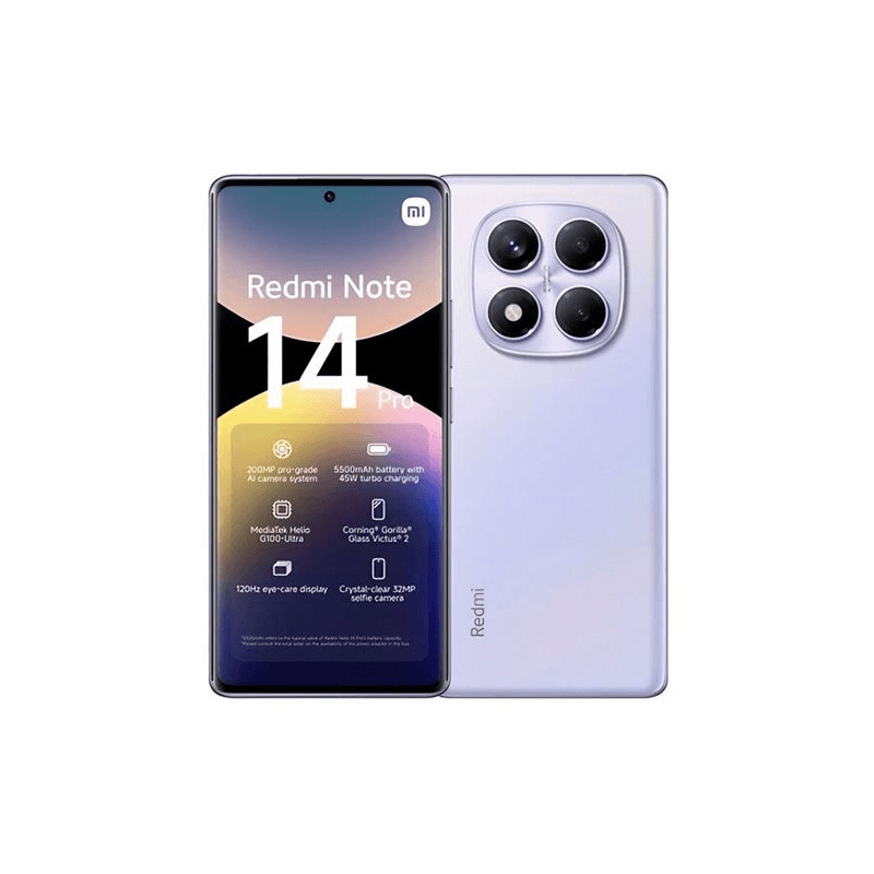 Xiaomi Redmi Note 14 Pro 4G 8/256GB كفالة سنة
