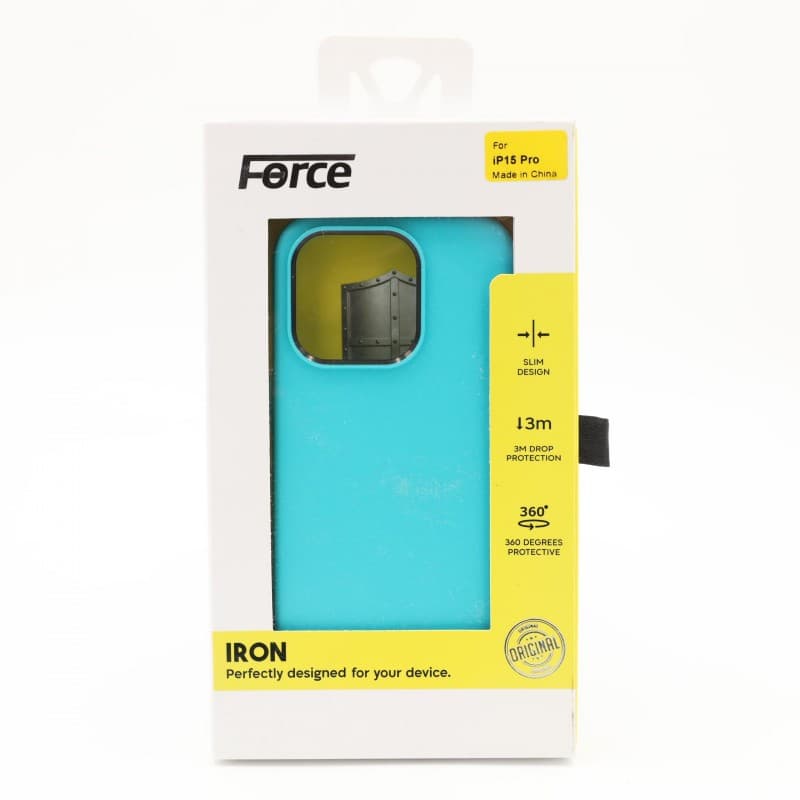 Force Iron Defender phone cover iPhone 15 Pro - Blue
