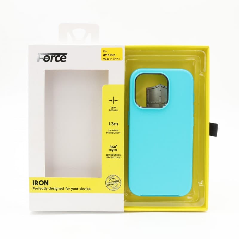 Force Iron Defender phone cover iPhone 15 Pro - Blue