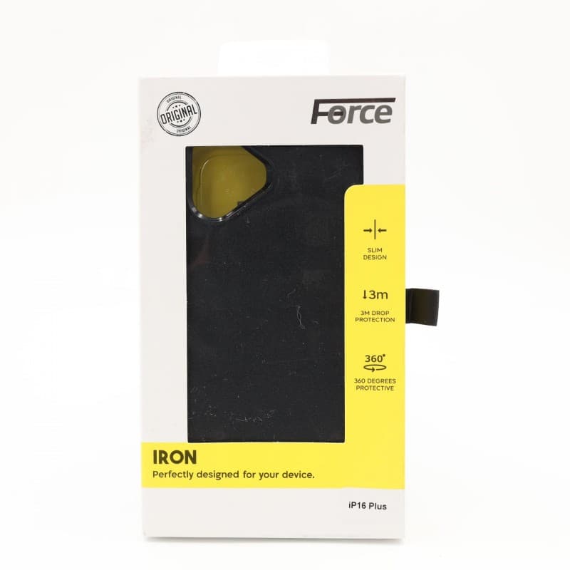 FORCE IRON IPHONE 16 Plus- BLACK