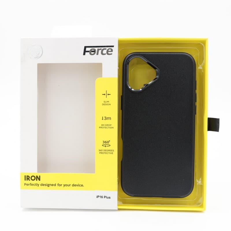 FORCE IRON IPHONE 16 Plus- BLACK