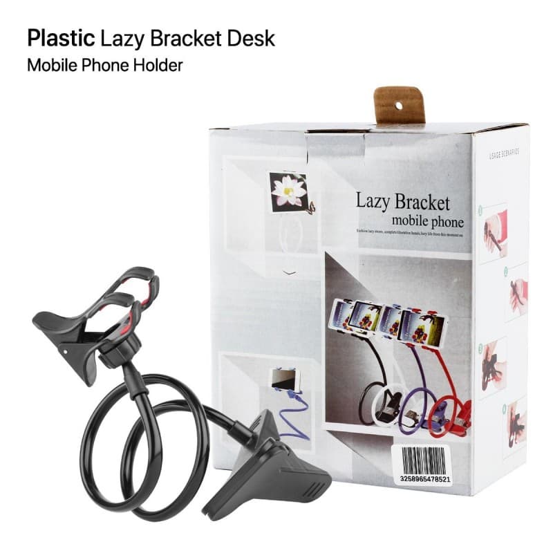 حمالة هاتف Lazy Bracket بلاستيك للمكتب