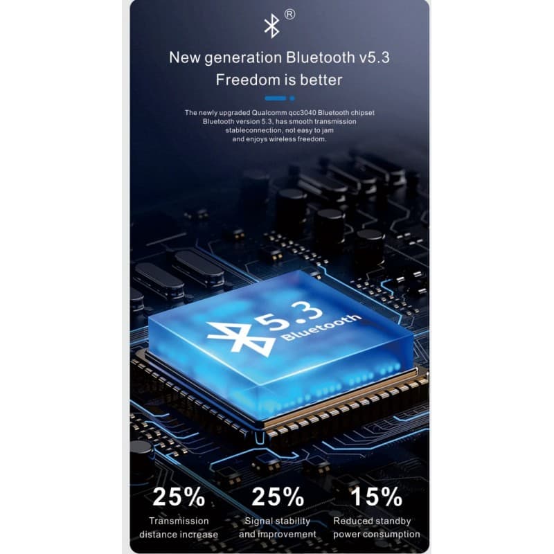 سماعة أذن لاسلكية TWS – 9Pro ZGB013 (ENC) لون أبيض