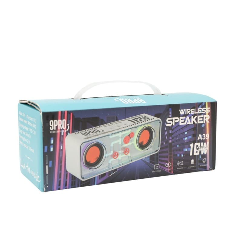 سماعة بلوتوث 9Pro A39 Wireless Speaker – لون أسود