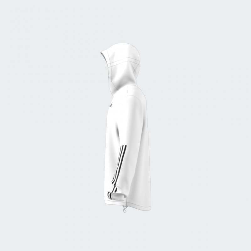 adidas Mens' Own The Run 3-Stripes Jacket - White