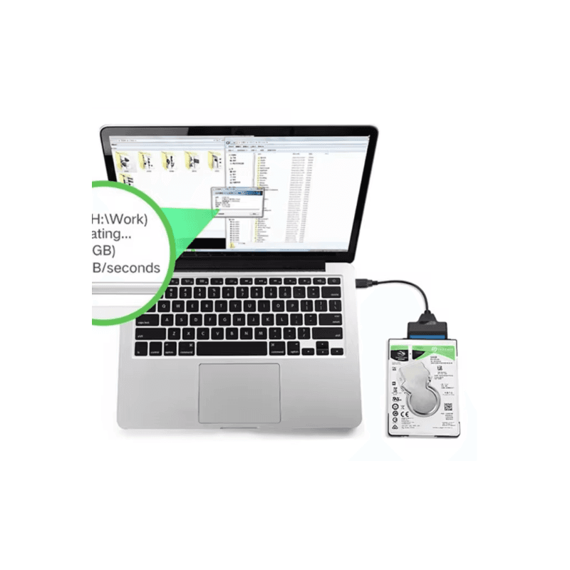 كيبل تحويلة تشغيل هاردسك بشكل خارجي عن طريق USB 2