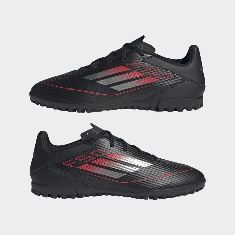 adidas Mens' F50 Club Turf Boots- Black