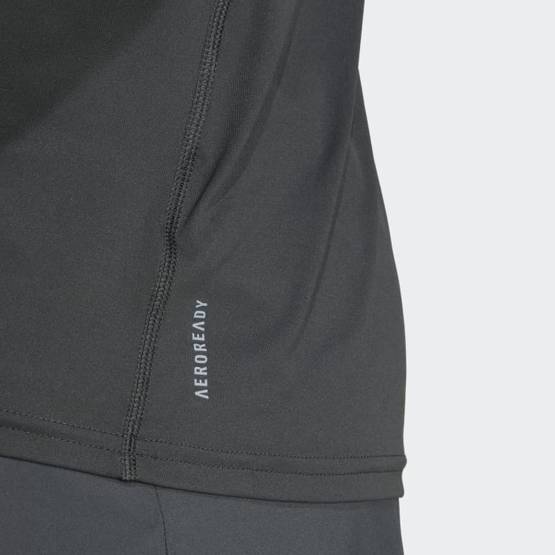 adidas Mens' Adizero Essentials Running Tee - Black