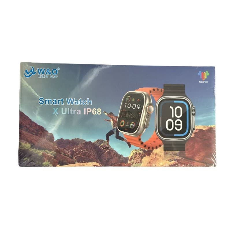 ساعة ذكية هيكل اسود X Ultra IP68