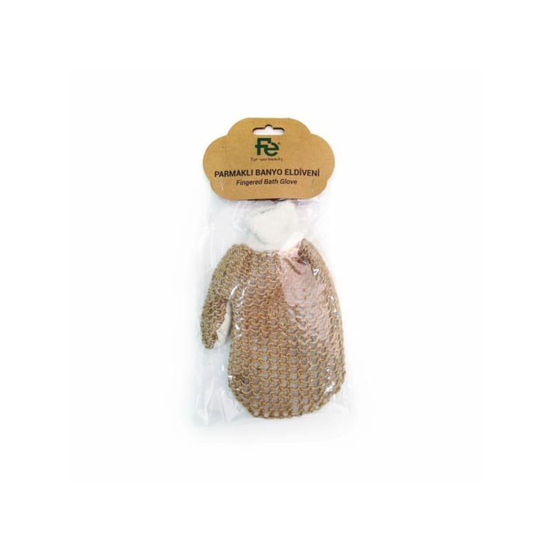 Fe Sisal 1020 Mitt Towel قفاز تقشير استحمام من ألياف السيزال Fe Sisal 1020