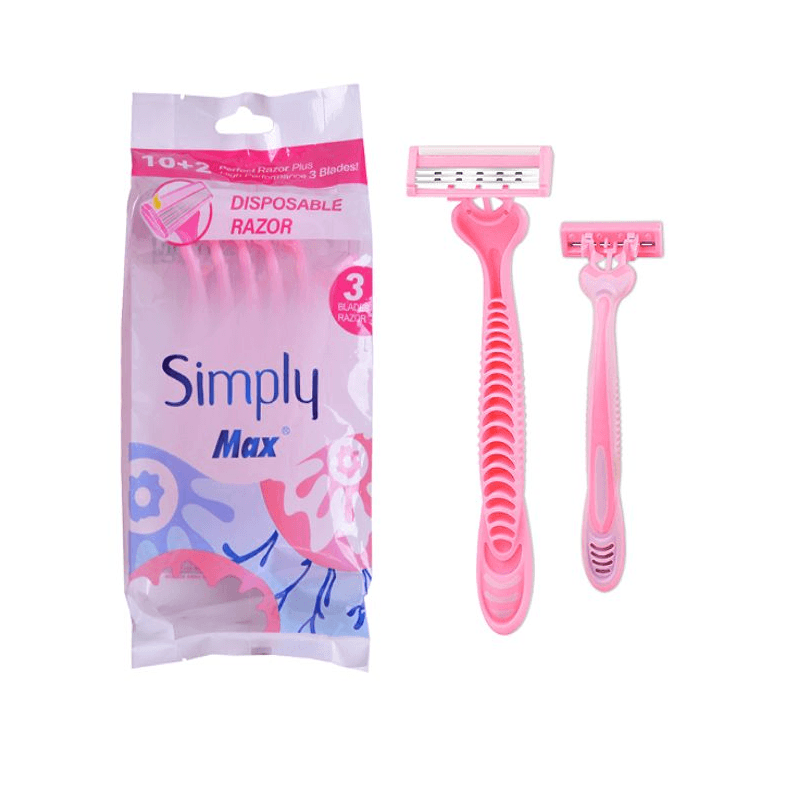 طقم شفرات حلاقة 5 قطع ستاتية للجسم Simply Max