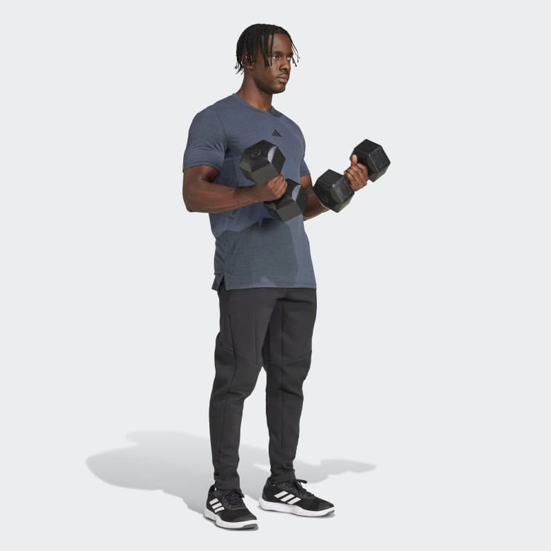 adidas Men's Designed for Training Workout Tee - Blue