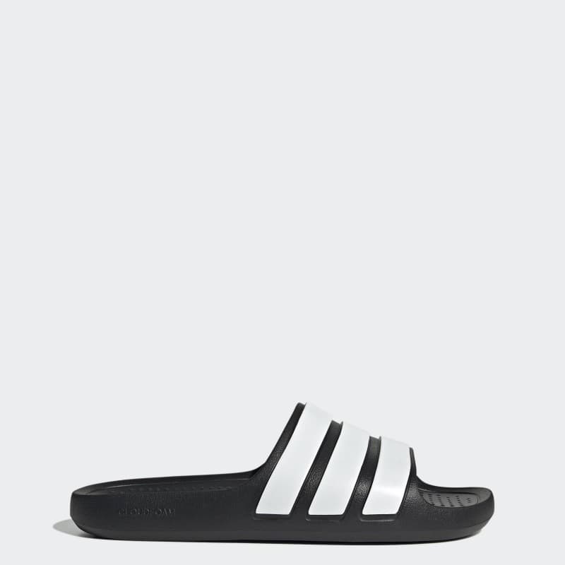 adidas Mens' Adilette Flow Slides - Black