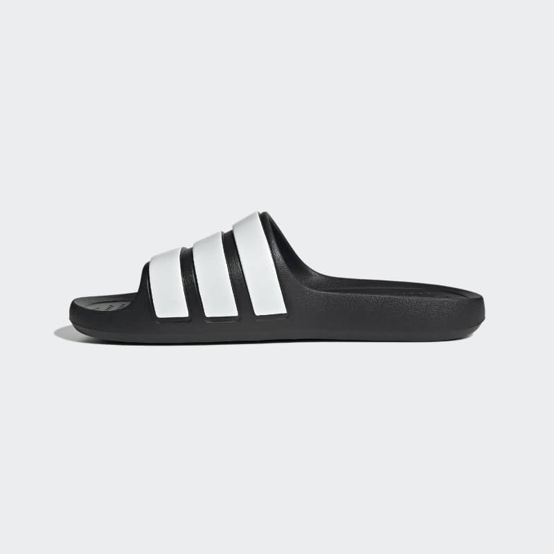 adidas Mens' Adilette Flow Slides - Black