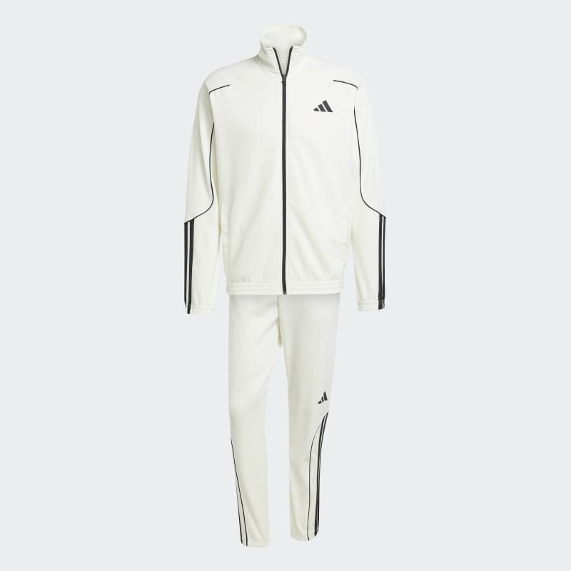 Adidas Mens' Sportswear 3-Stripes Tracksuit - White