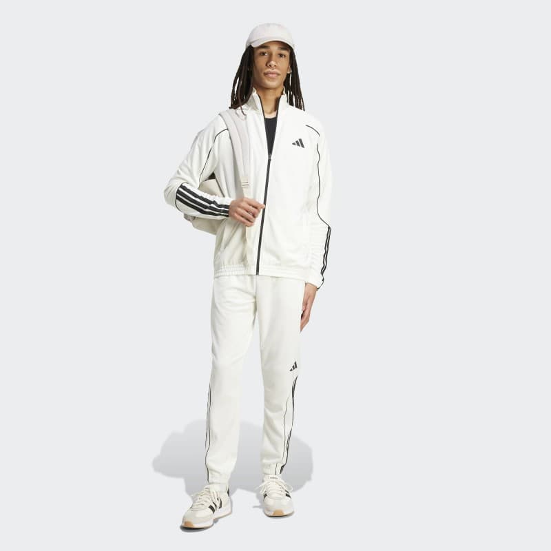 Adidas Mens' Sportswear 3-Stripes Tracksuit - White