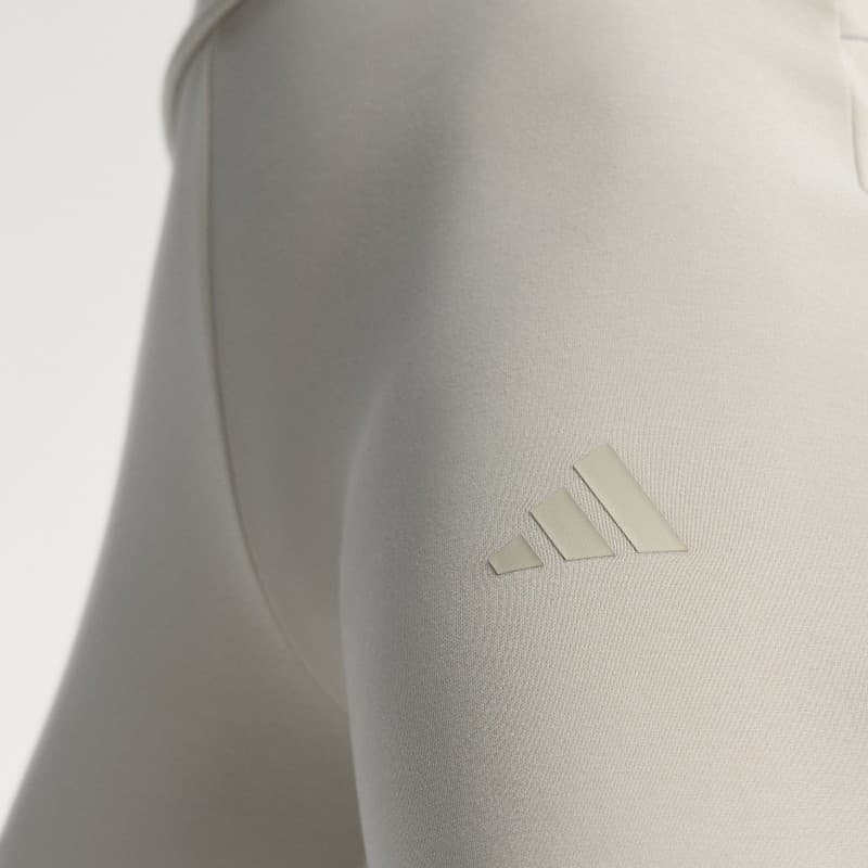 Adidas Womens' Soft Lux Flared Pants - Beige