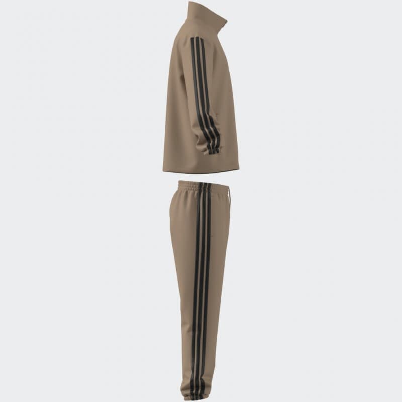 adidas Mens' 3 Stripes Woven Track Suit - Beige