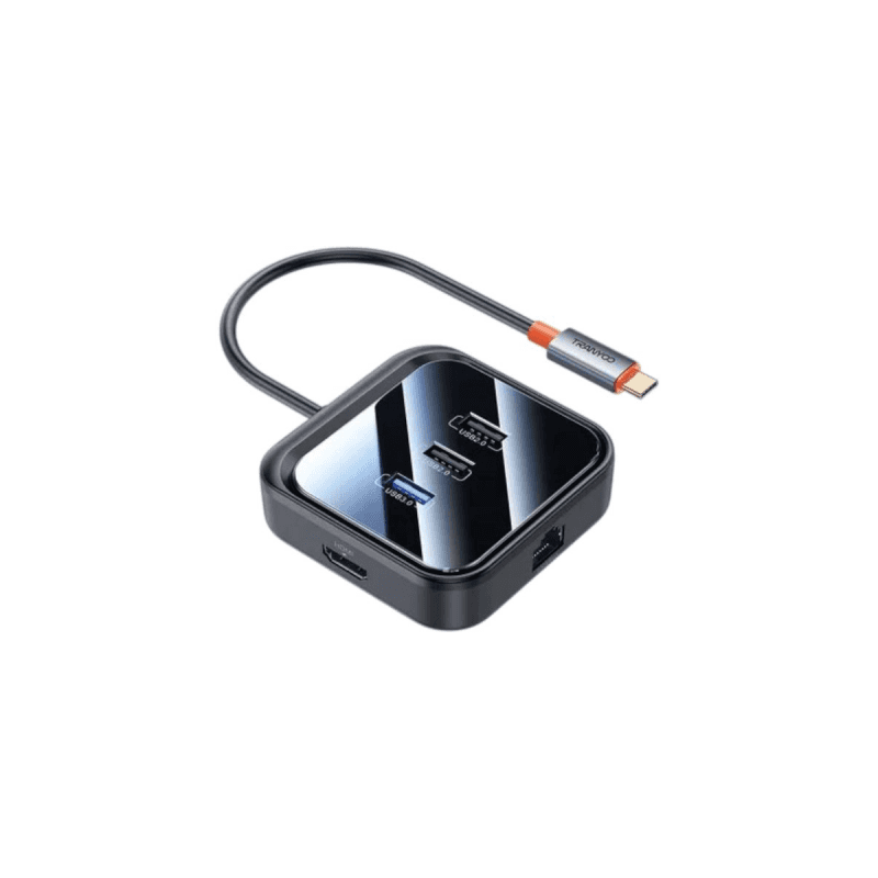 موزع منافذ Type-C من Tranyoo موديل HB6-C (6 في 1) HUB