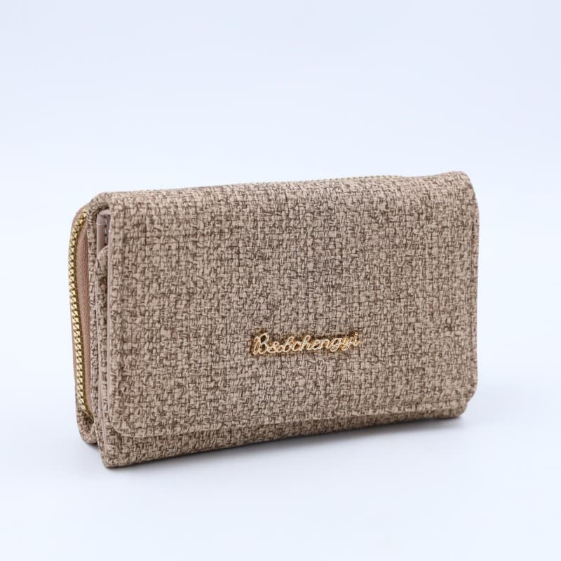 جزدان DOUBLE ELEGANCE حجم وسط لون بني