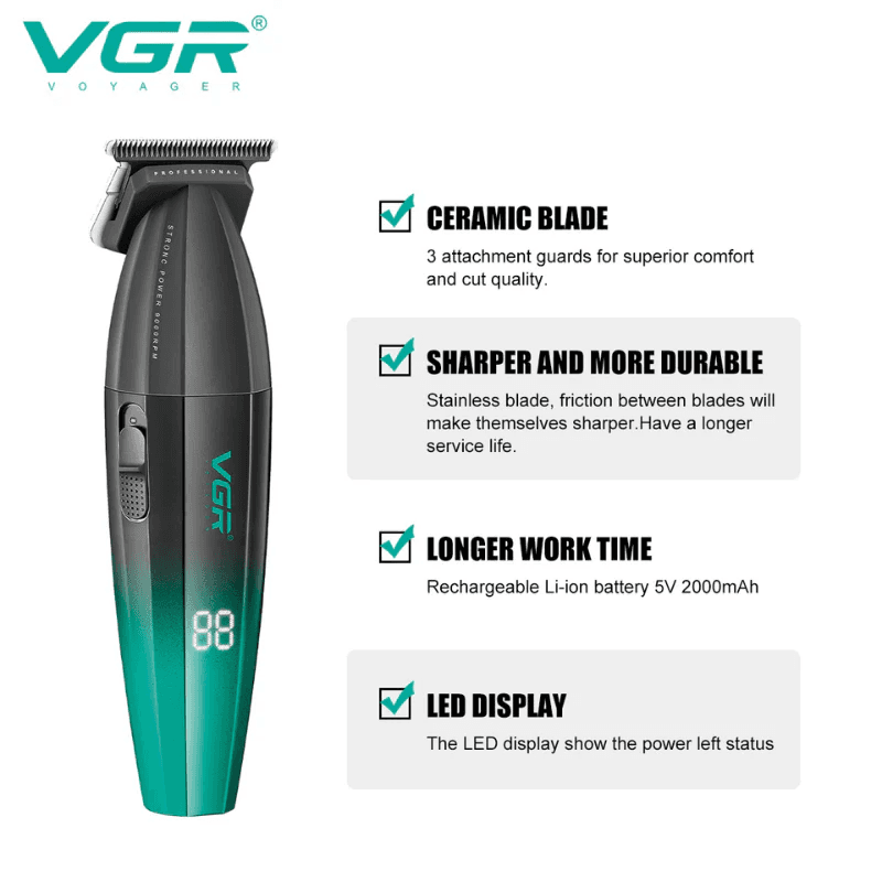 VGR V-906 Professional Hair Trimmer For Men