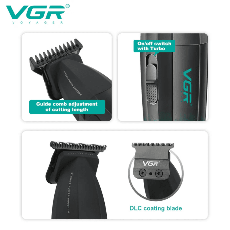 VGR V-906 Professional Hair Trimmer For Men