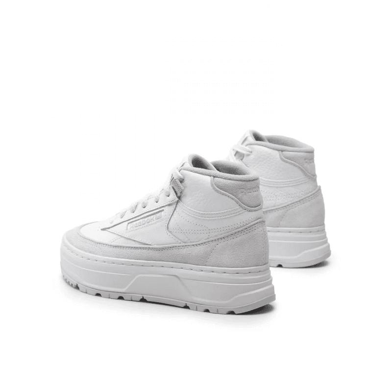 Reebok Unisex' Club C Geo Mid Shoes- White