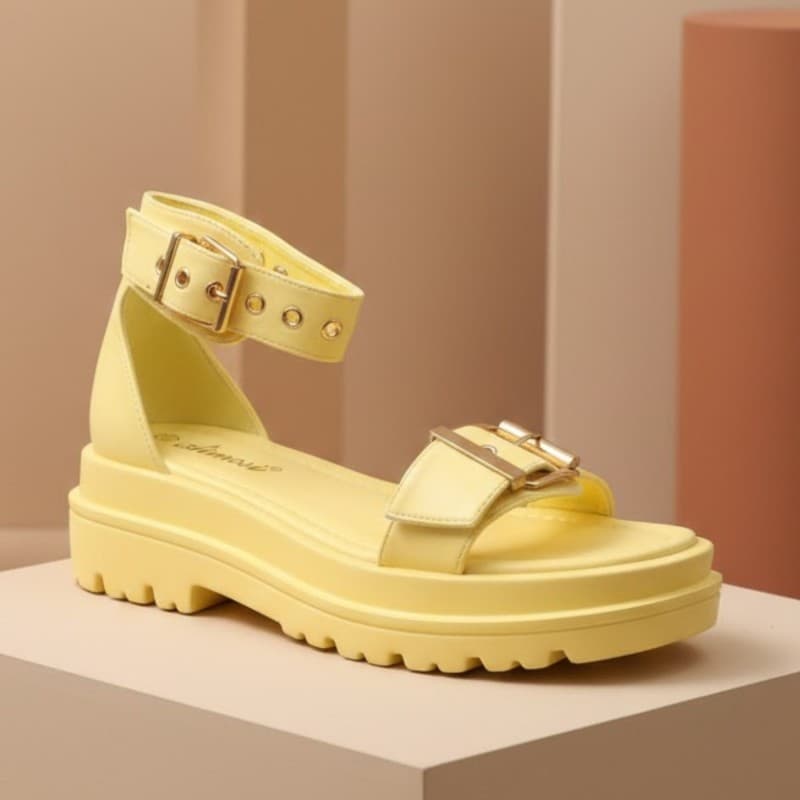 صندل ستاتي لون أصفر
