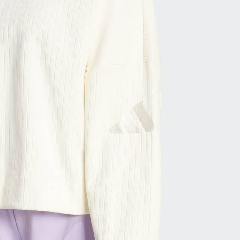 adidas Womens' All SZN Winterised Sweatshirt - White