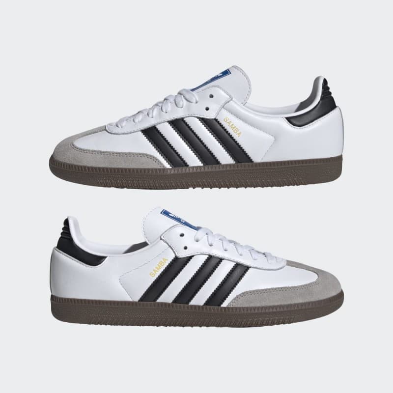 adidas Mens' Samba OG Sneakers Shoes - White