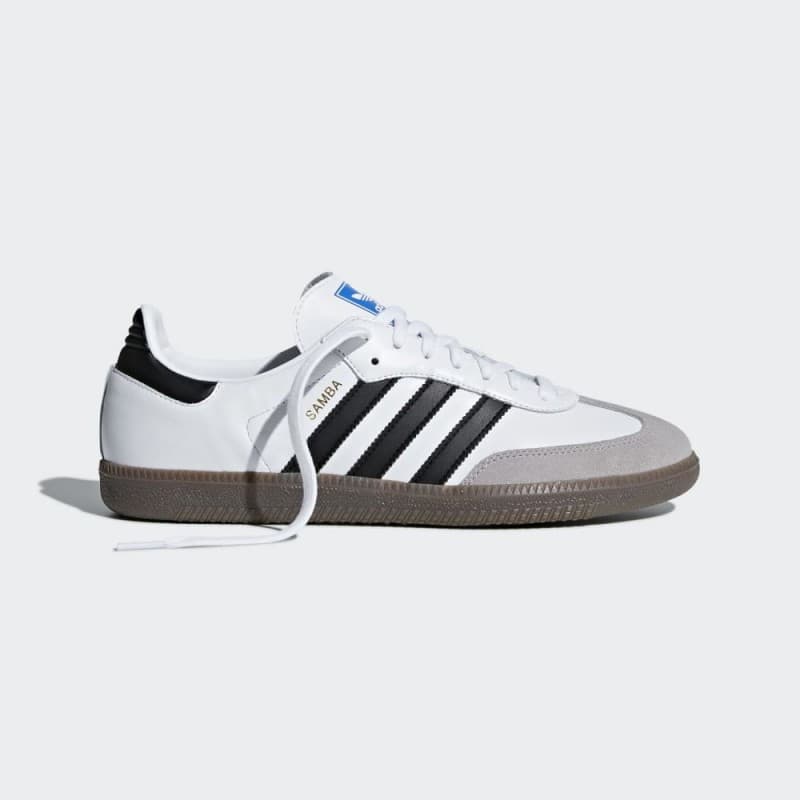 adidas Mens' Samba OG Sneakers Shoes - White