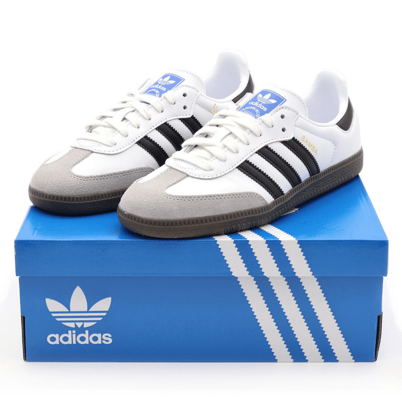 adidas Mens' Samba OG Sneakers Shoes - White